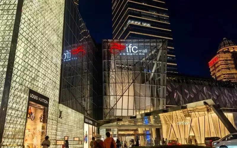 IFC Mall shopping in Central, Hong Kong