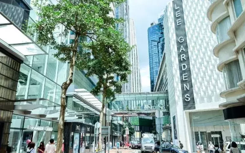 Lee Gardens shopping in Causeway Bay, Hong Kong