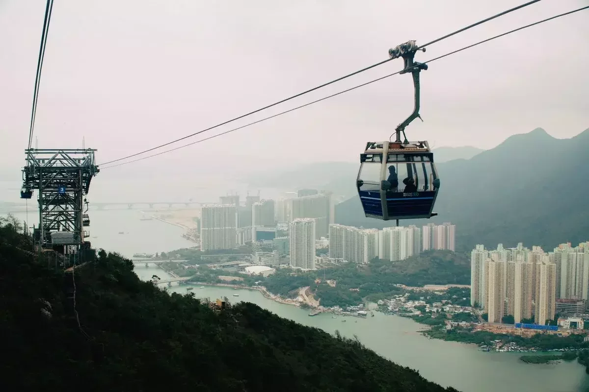 Ngong Ping 360 in Lantau, Hong Kong