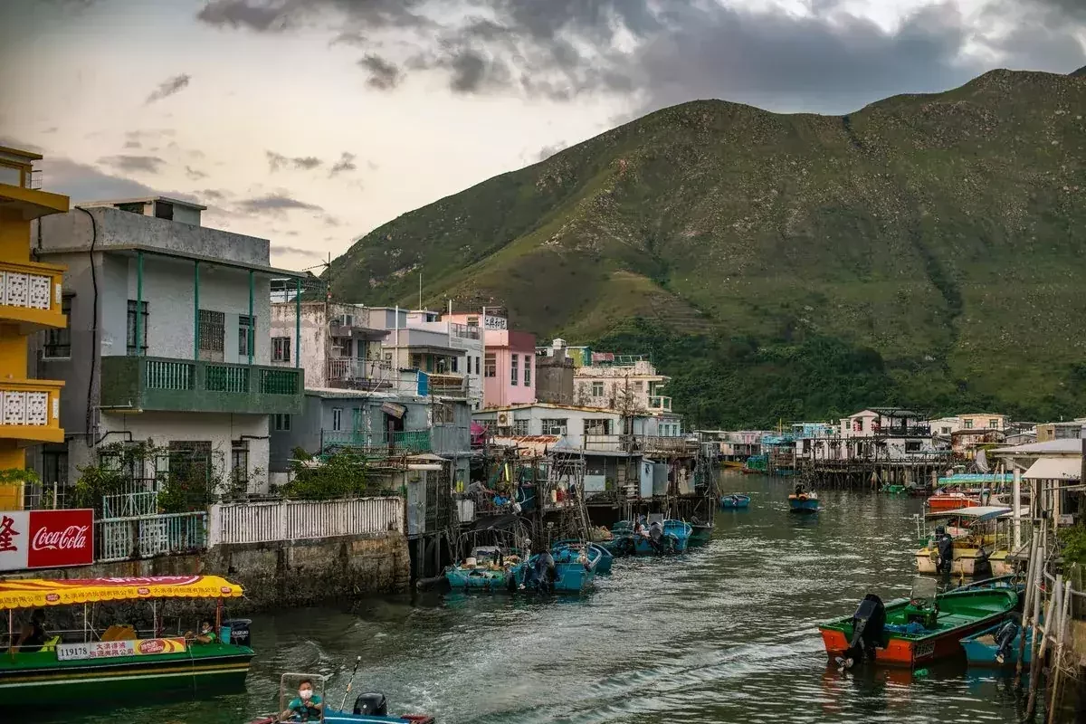 Tai O Fishing Village in Lantau, Hong Kong
