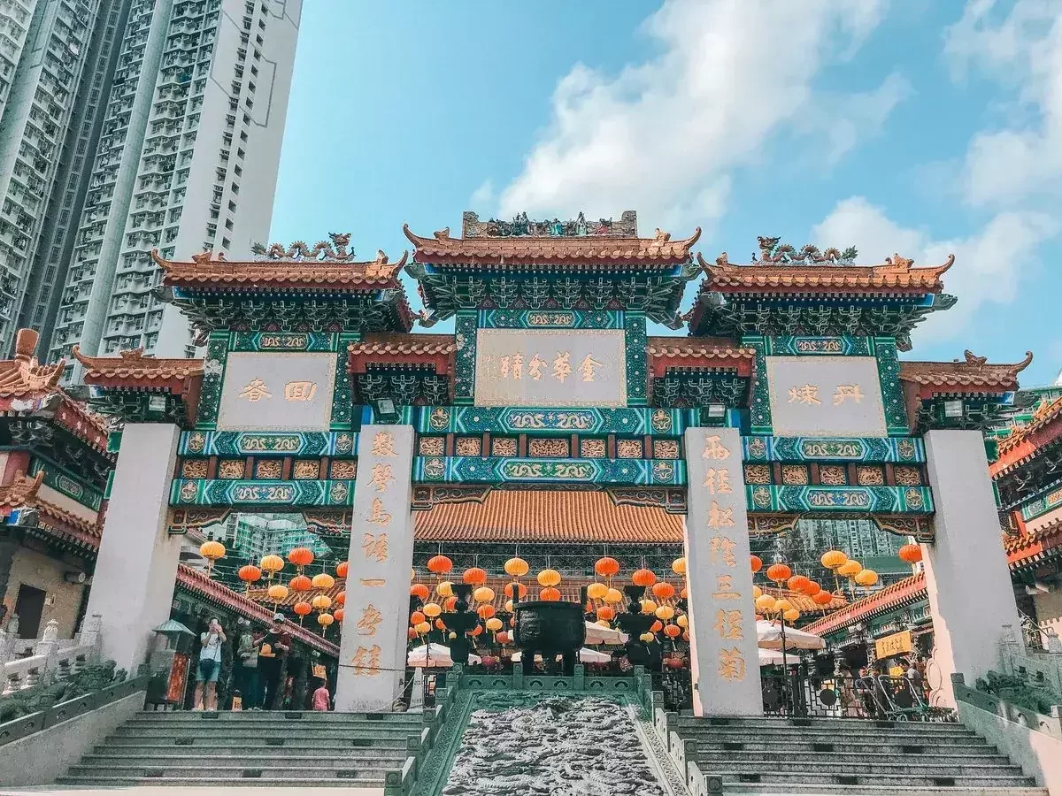 Wong Tai Sin Temple in Kowloon, Hong Kong